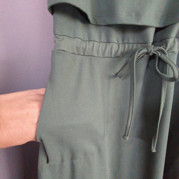 Allthreads Dress Womens M Green Pockets Adjustable Straps Lightweight - Picture 3 of 6